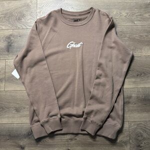Large (L) - Ghost Lifestyle Sweater Brown/White (With Tags) Sweatshirt